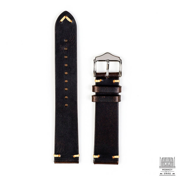 Vintage Leather Strap, Tobacco