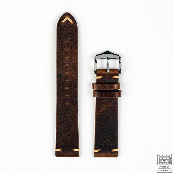 Vintage Leather Strap, Camel