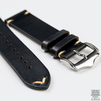 Vintage Leather Strap Black