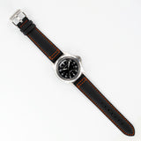 MKS Black Sailcloth Strap w/ Orange Stitching