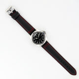 MKS Black Sailcloth Strap w/ Red Stitching