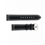 MKS Black Sailcloth Strap w/ White Stitching