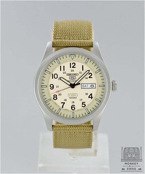 Seiko Automatic Field Watch Cream SNZG07J1 (JDM)